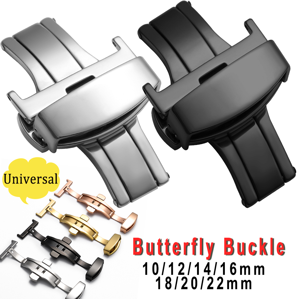 Butterfly Clasp Deployant - Aksesori Gesper Kupu-kupu Universal Baja Tahan