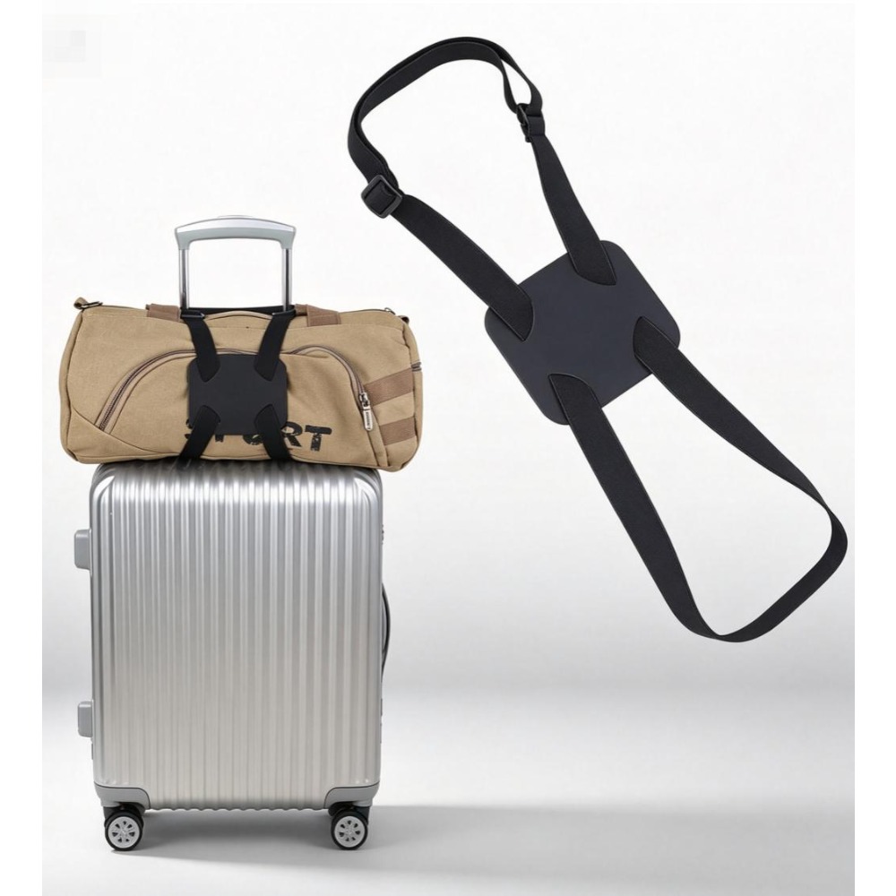 Leather Strap Quick Release - Tali Pengikat Koper Hitam yang Dapat