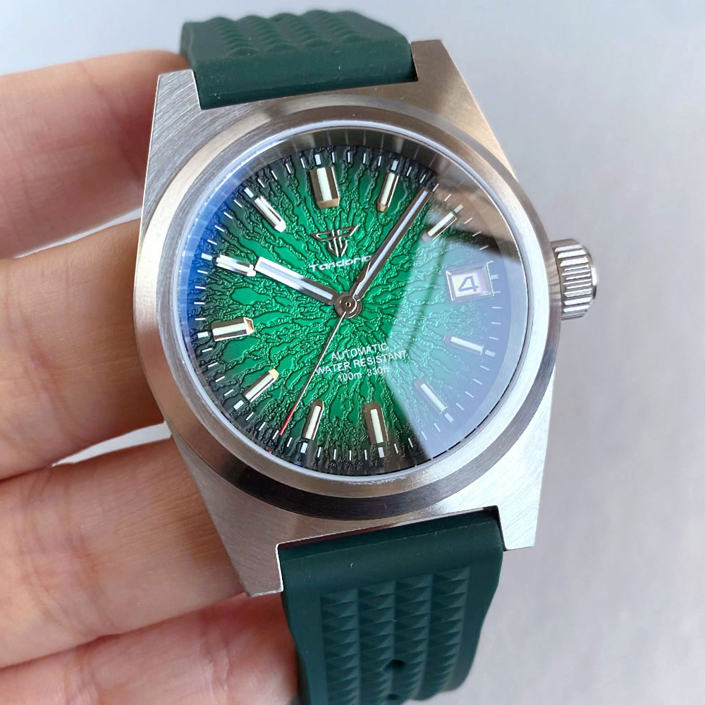 Rubber Strap Diver - Jam Tangan Mekanik Baru 38mm Pria