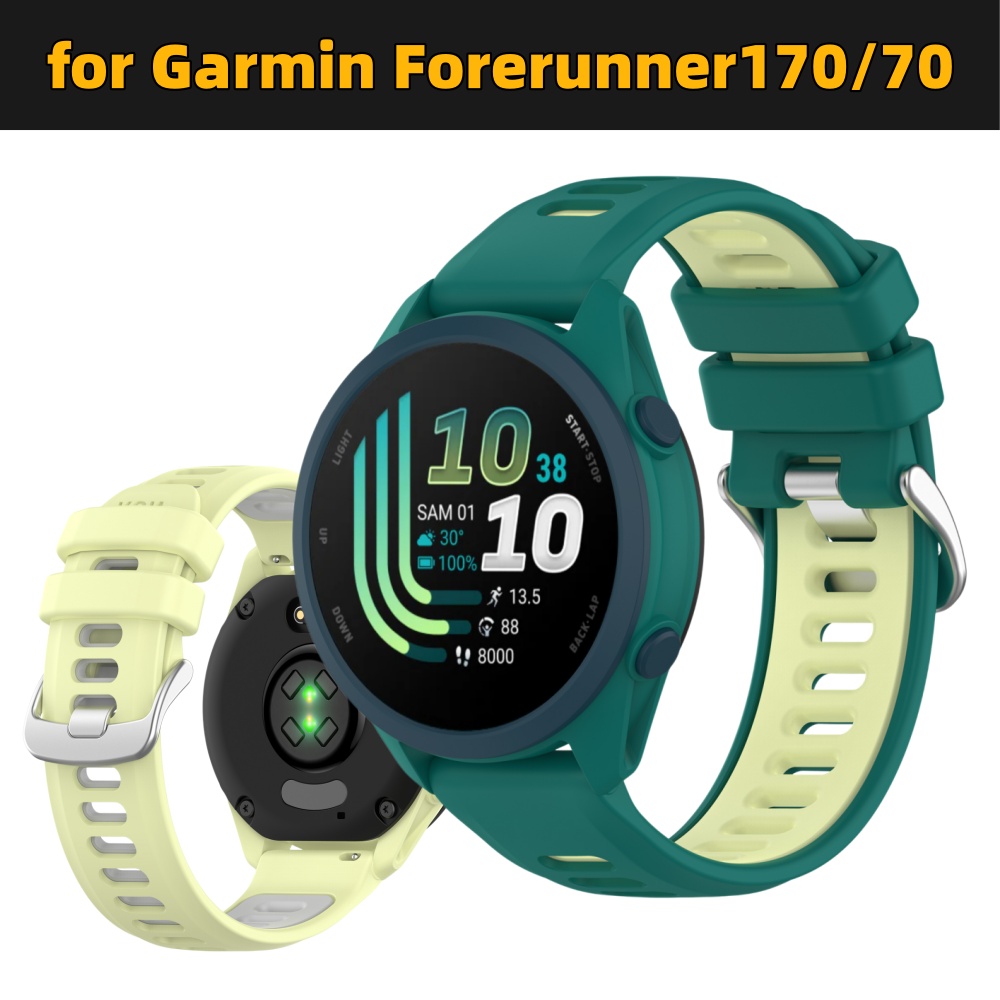 Silicone Watch Band 22Mm - Tali Jam Tangan Olahraga Silikon Dua