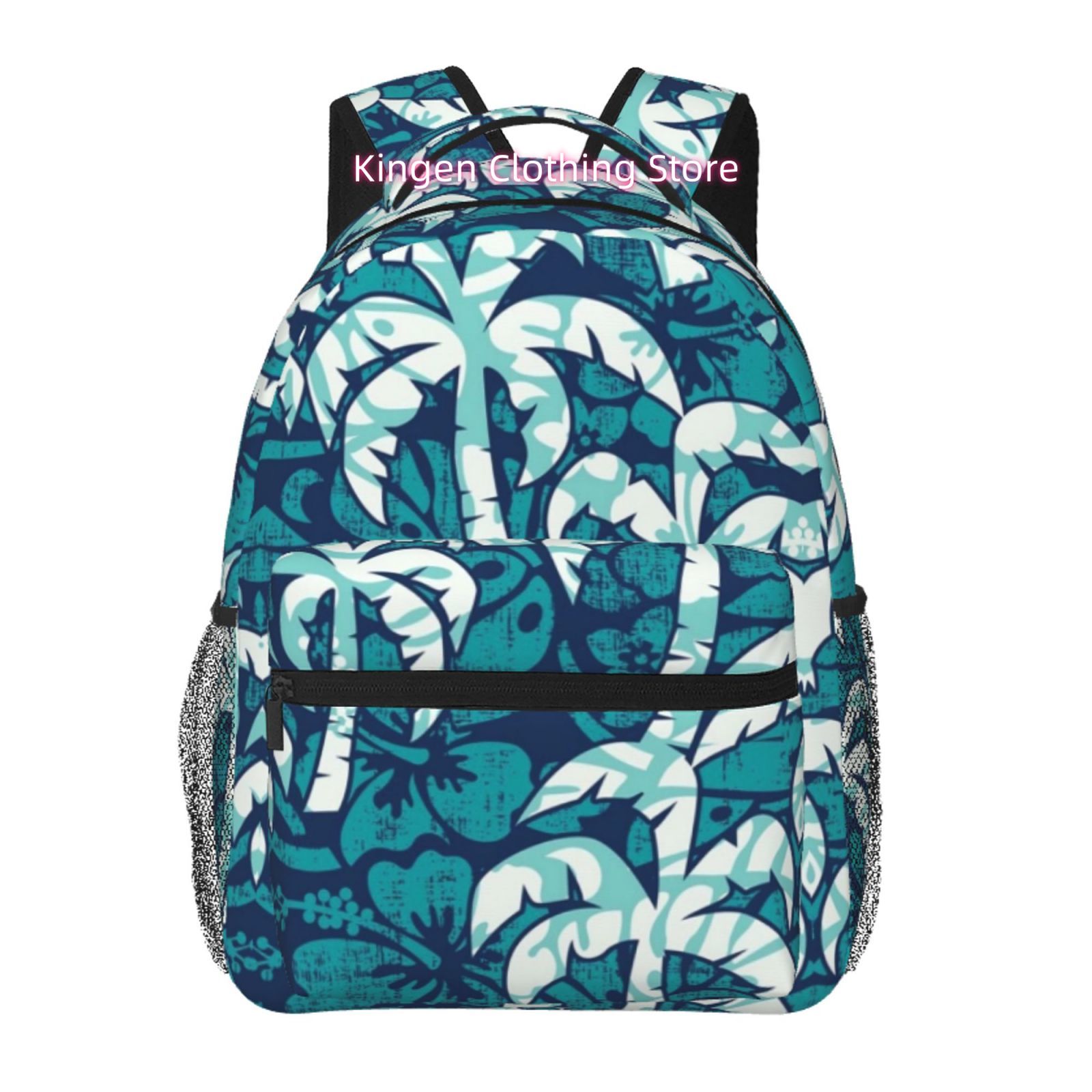 Tropic Strap Vintage - Ransel Perjalanan Motif Tropis Palem Vintage