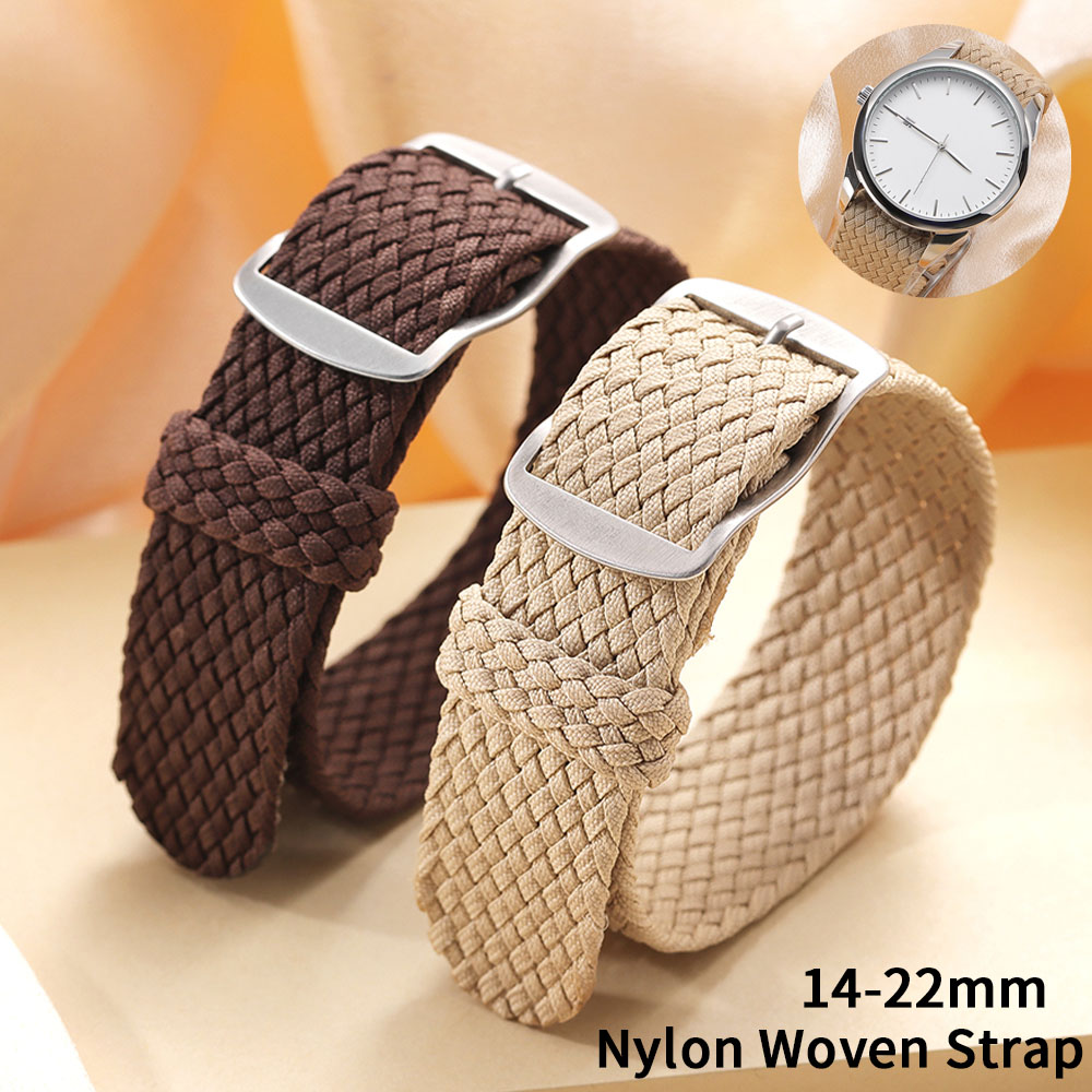 Perlon Strap Woven - 14Mm 16Mm 18Mm 20Mm 22Mm Tali