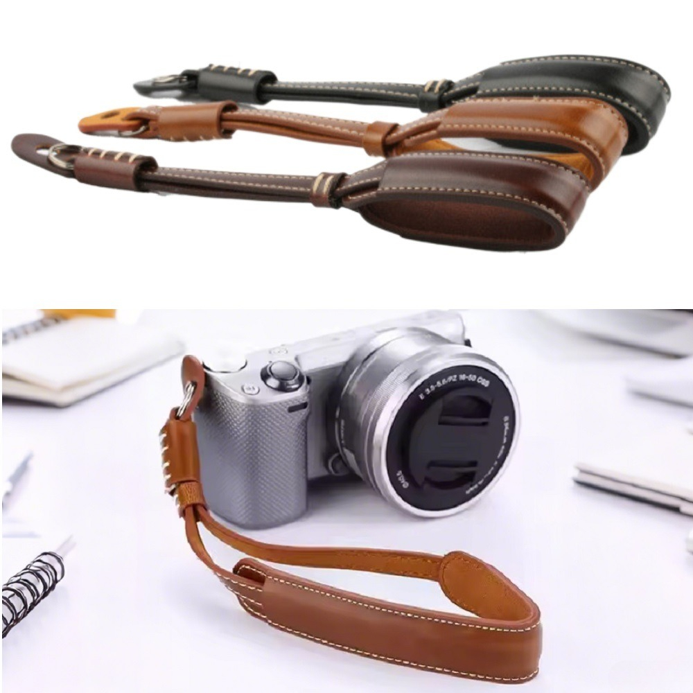 Leather Strap Quick Release - Tali Pergelangan Tangan Kamera Lepas Cepat,