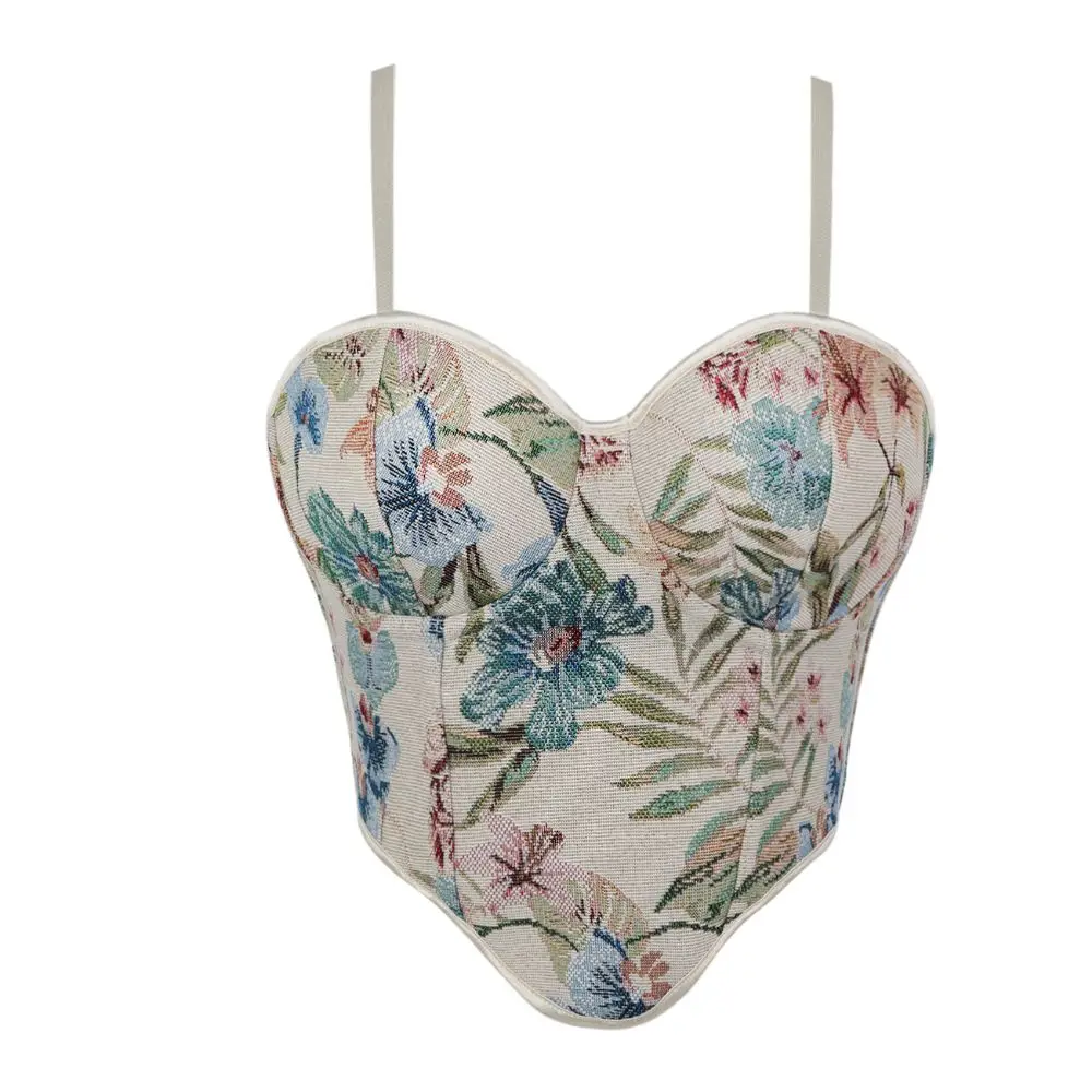 Tropic Strap Vintage - Korset Wanita Model Sweetheart dengan Tali