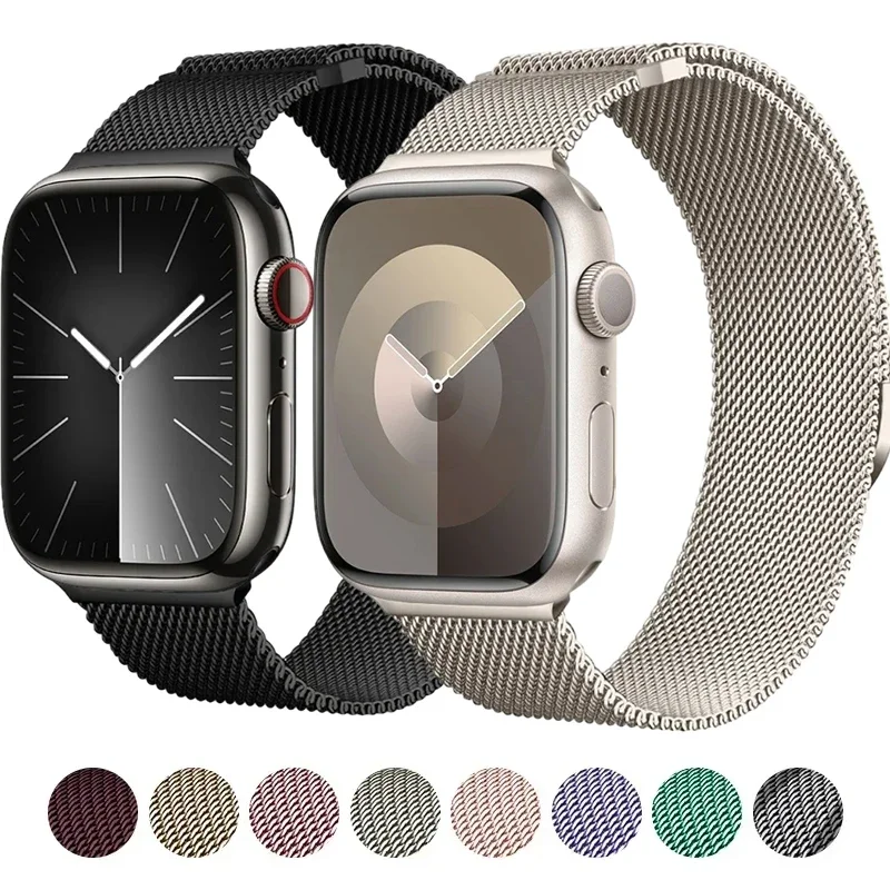 Milanese Loop Magnetic - Tali jam magnetik untuk Apple watch,