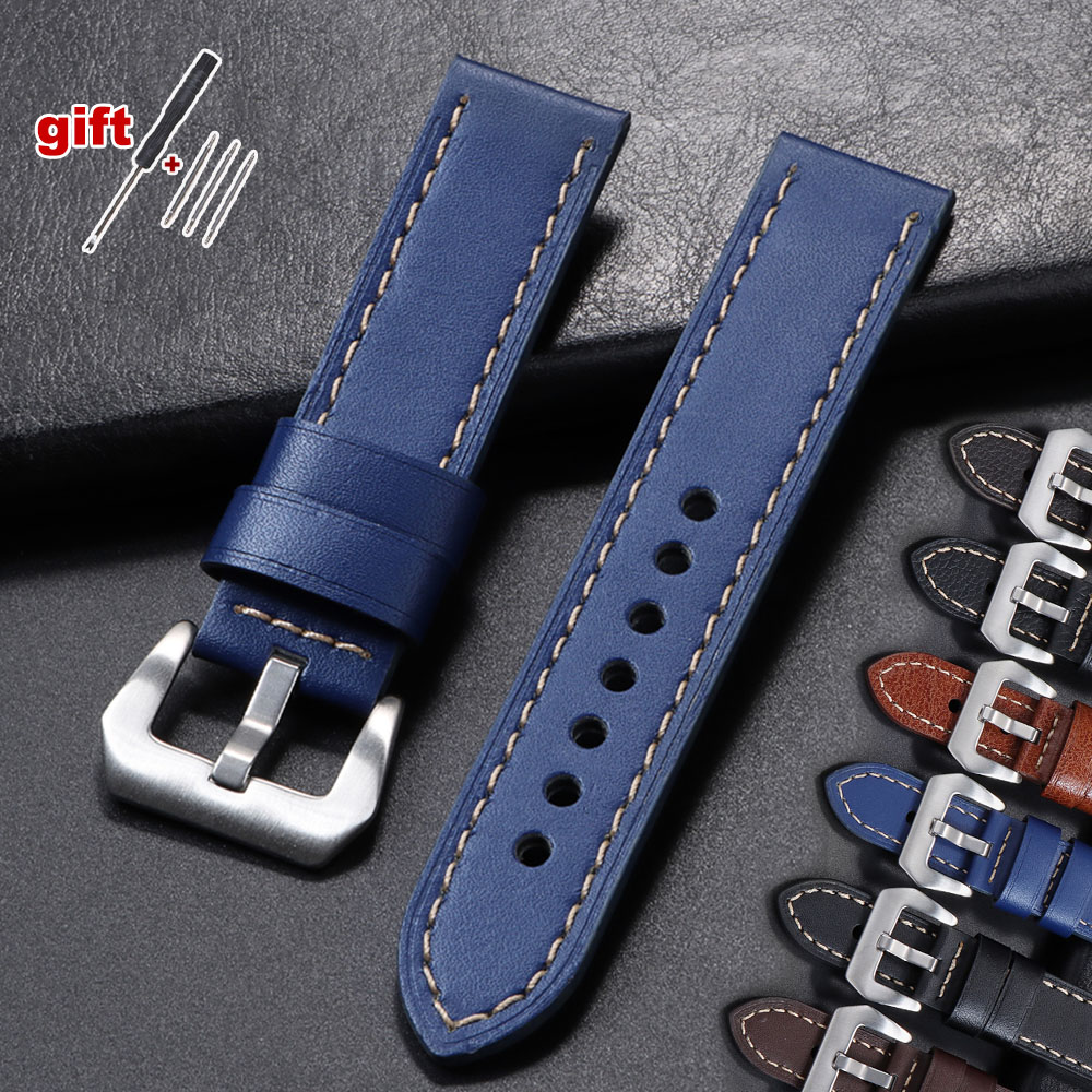 Suede Strap Watch - Gelang jam tangan kulit asli 18mm