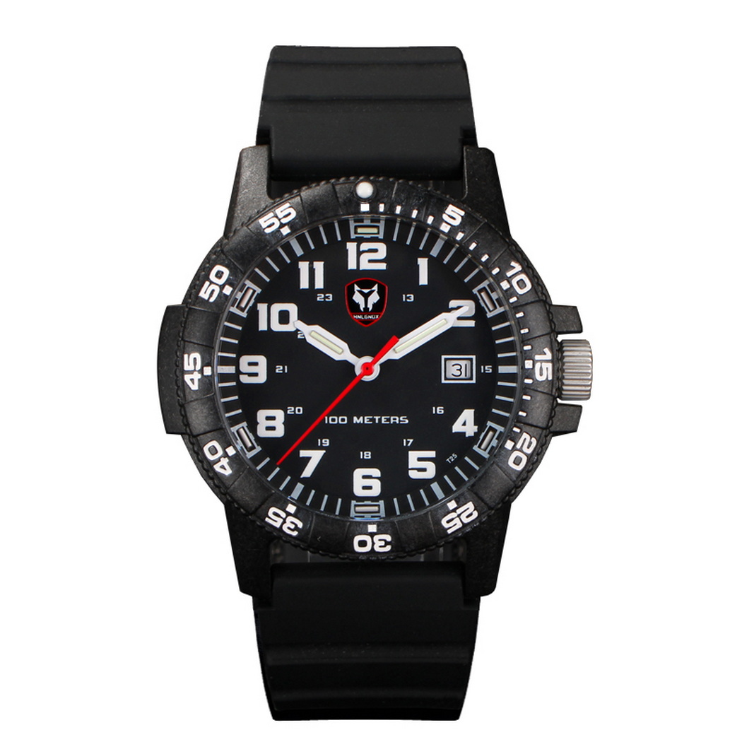 Rubber Strap Diver - Hnlgnox Jam Tangan Pilot Pria Jam