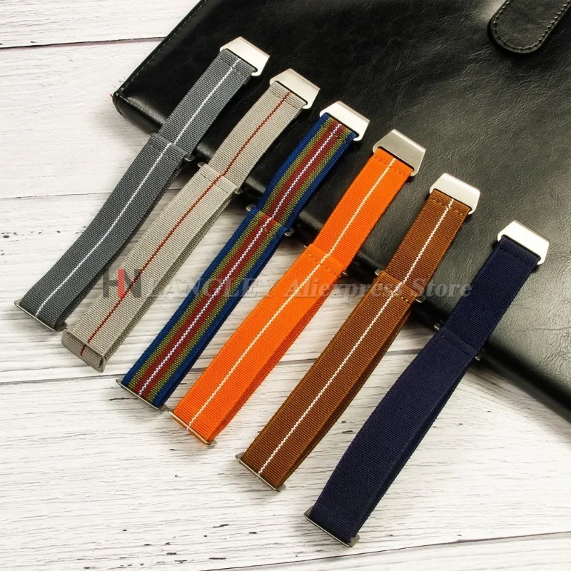 Parachute Strap Elastic - Tali Jam Tangan Nilon Elastis untuk