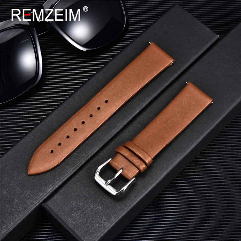 Suede Strap Watch - Tali Jam Tangan Kulit Asli Ultratipis