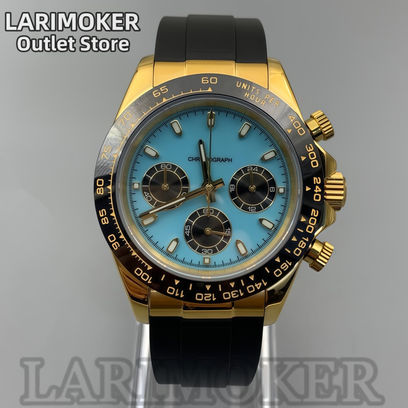 Rubber Strap Diver - LARIMOKER Jam Tangan Olahraga Pria 39Mm