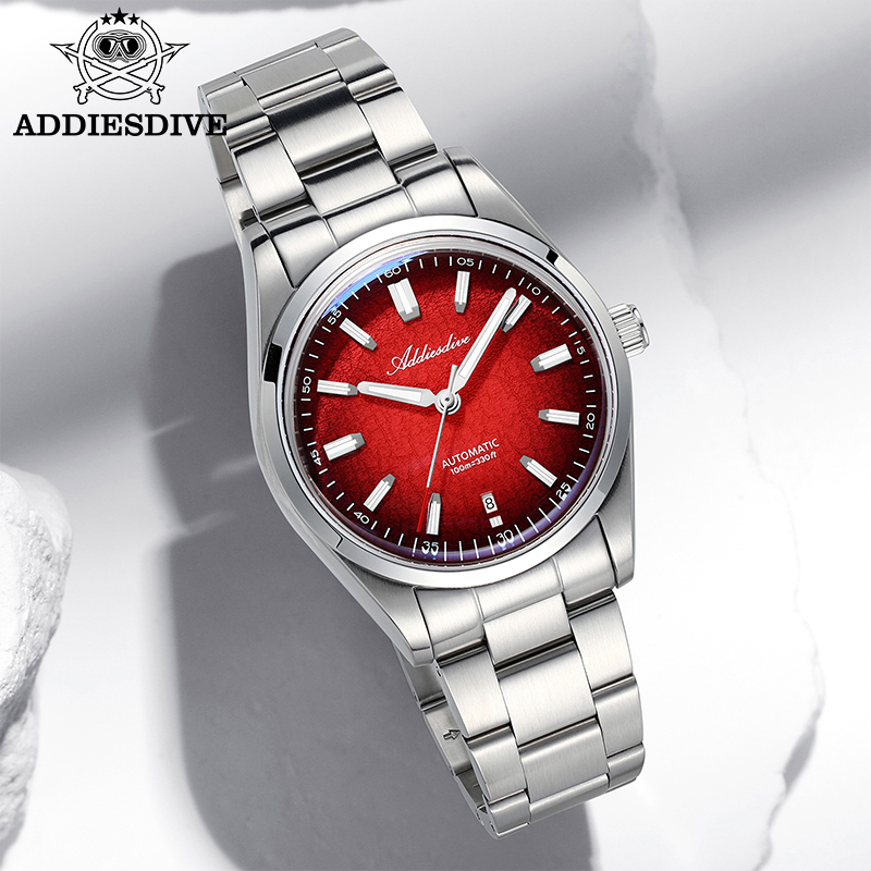 Stainless Bracelet Diver - Jam Tangan ADDIESDIVE untuk Hadiah 39mm