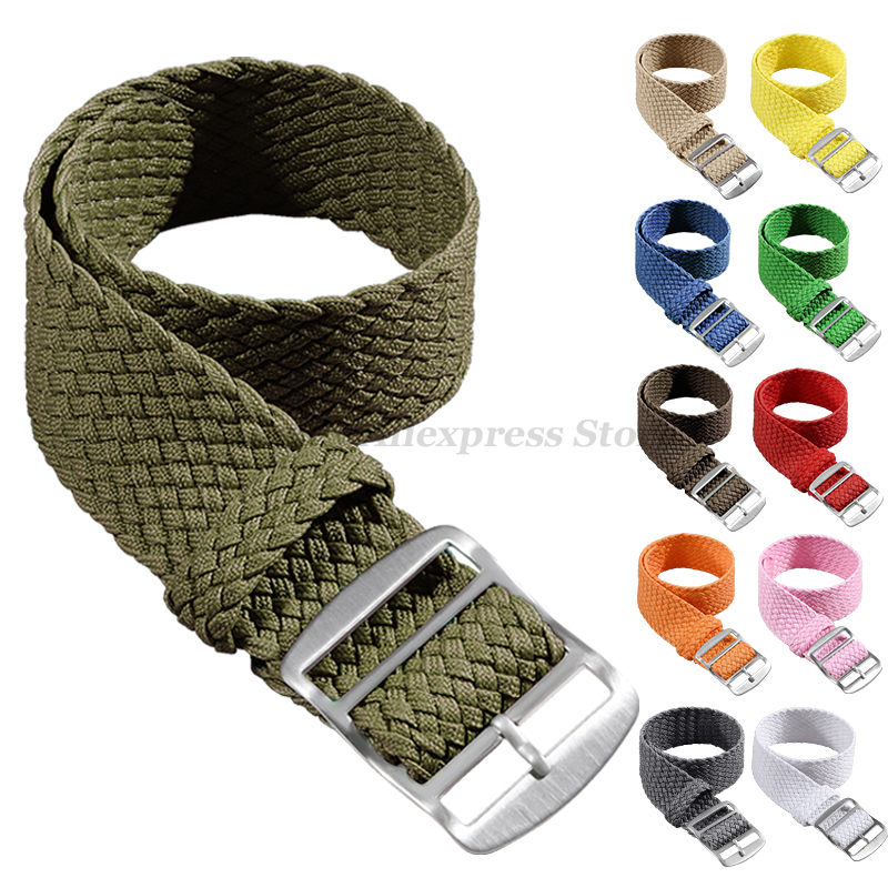 Nato Strap Nylon - Tali jam tangan tenun nilon untuk