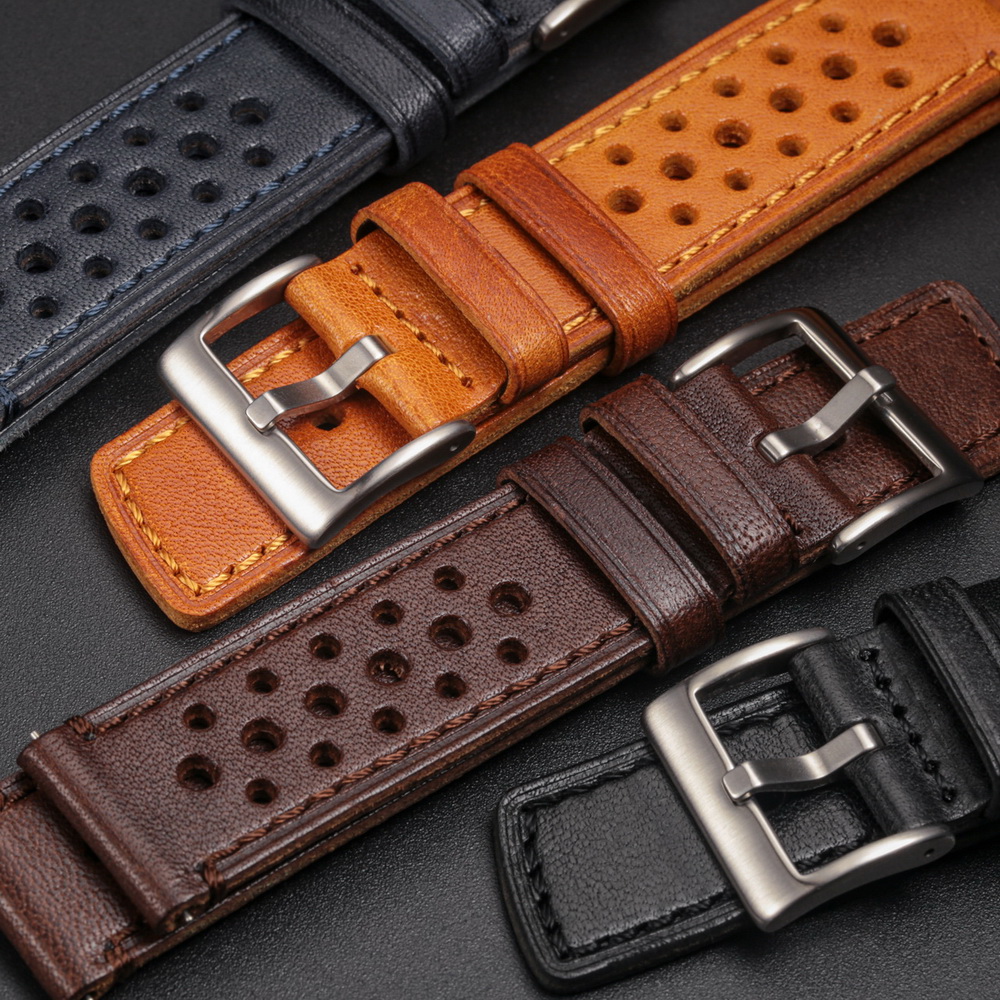 Suede Strap Watch - Tali Jam Tangan Kulit Sapi Hemsut