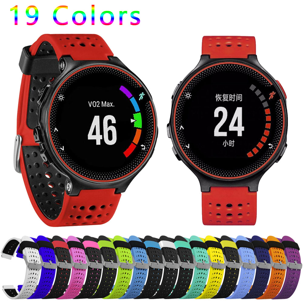 Silicone Watch Band 22Mm - Gelang Jam Silikon untuk Garmin Forerunner
