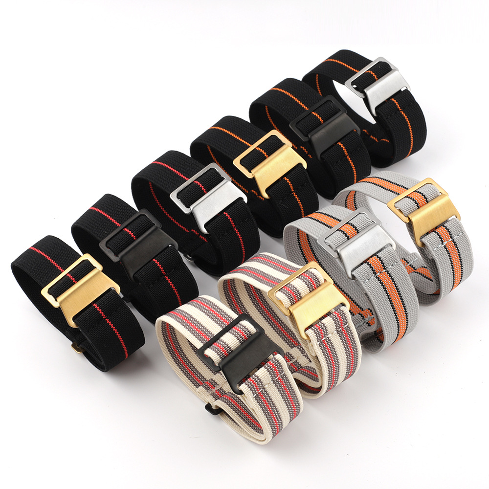Parachute Strap Elastic - Tali Jam Tangan Nilon Parasut 18Mm