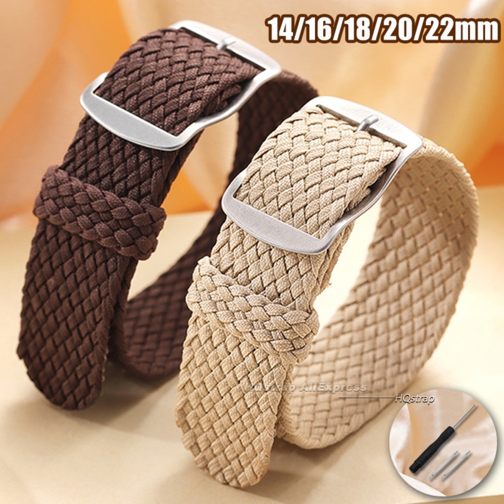 Perlon Strap Woven - Tali Jam Tangan Kanvas Tenun Nilon