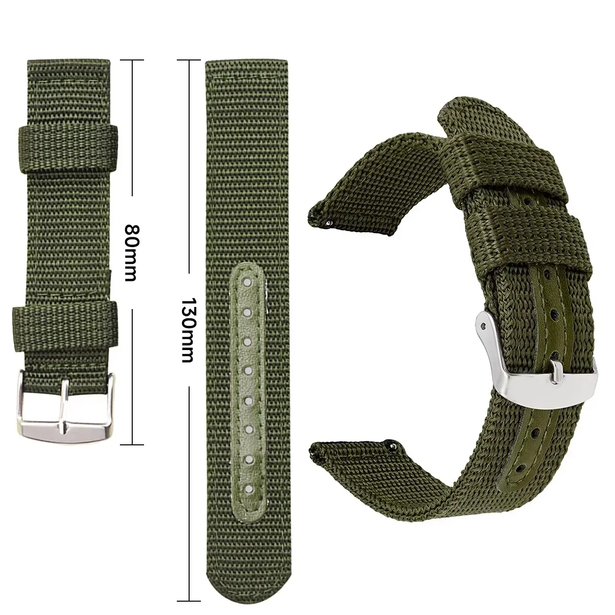 Gelang jam tangan kanvas nilon - Canvas Strap Watch ulasan dan harga