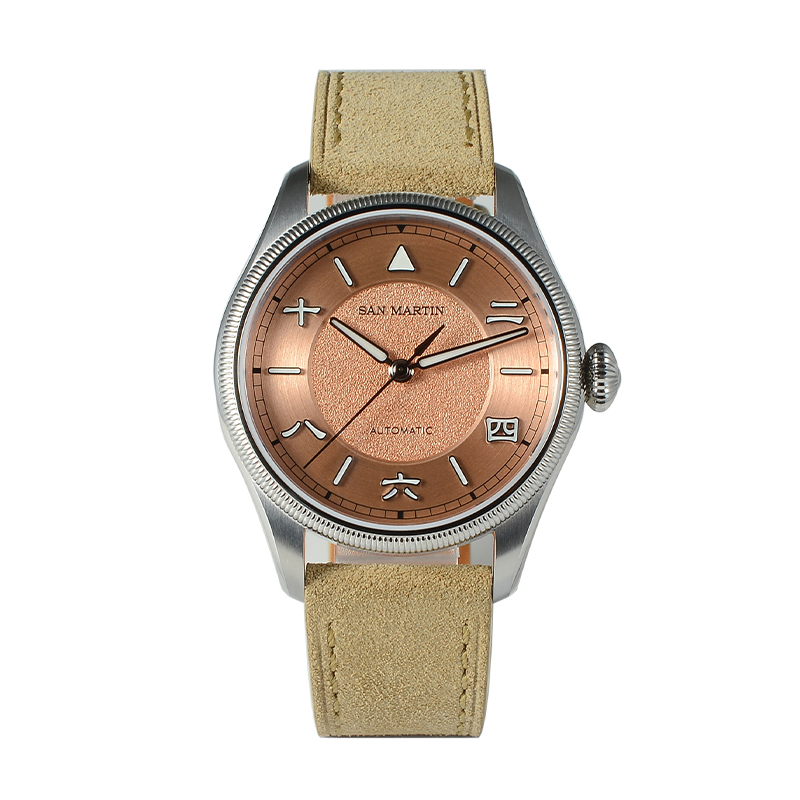 Jam Tangan Otomatis Pria San M - Leather Strap Quick Release ulasan dan harga
