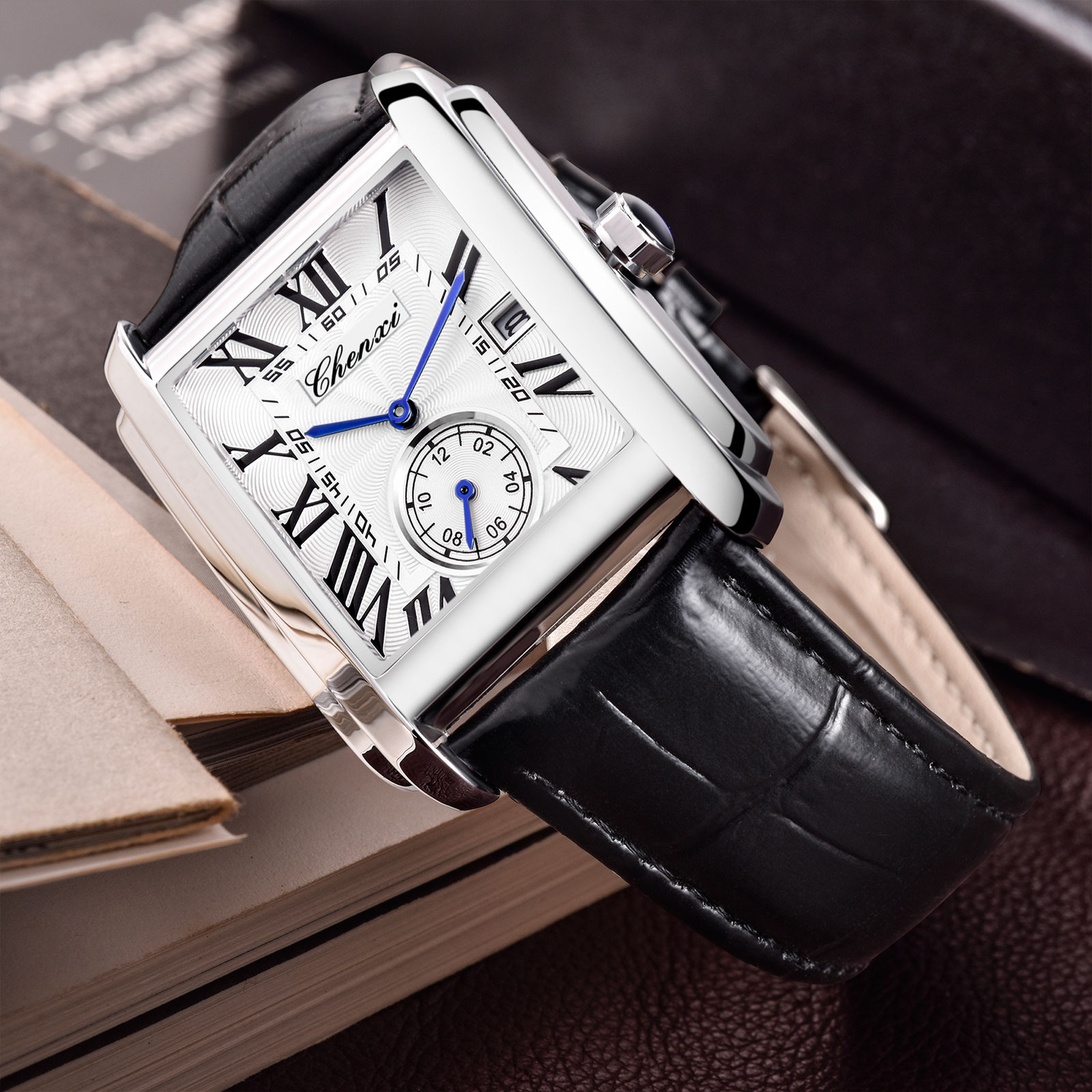 Chenxi 8216 Jam Tangan Tali Ku - Leather Watch Band Men ulasan dan harga