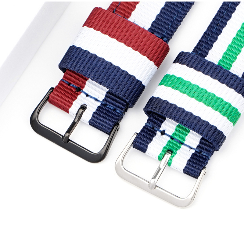 Tali Jam Tangan Nilon 20Mm 22M - Canvas Strap Watch ulasan dan harga