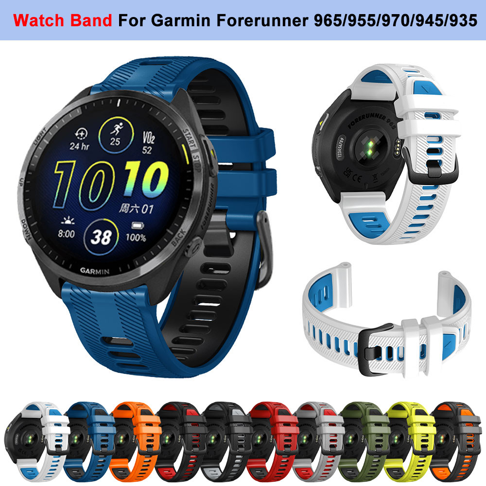 Untuk Garmin Forerunner 965 95 - Silicone Watch Band 22Mm ulasan dan harga