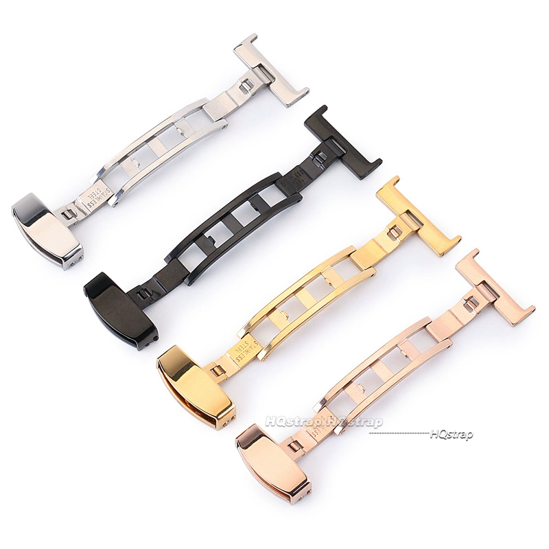 316L Tali Jam Tangan Gesper Ku - Butterfly Clasp Deployant ulasan dan harga