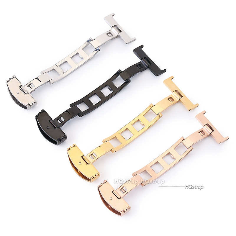 316L Tali Jam Tangan Gesper Ku - Butterfly Clasp Deployant ulasan dan harga