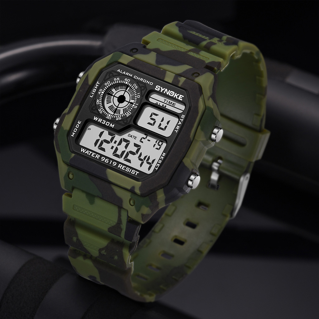 Synoke jam tangan Digital mili - Canvas Strap Watch ulasan dan harga