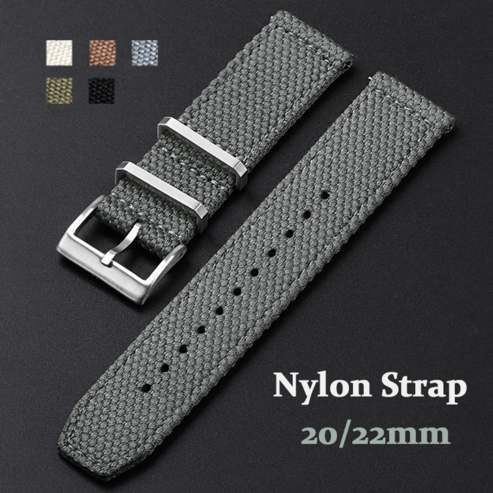 Tali jam nilon 20mm 22mm, kual - Nato Strap Nylon ulasan dan harga