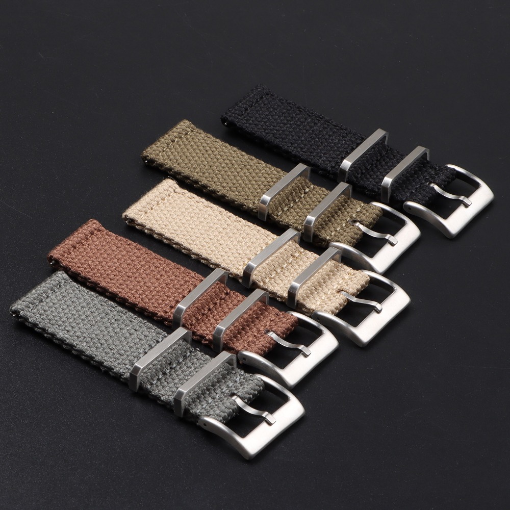 Tali jam nilon 20mm 22mm, kual - Nato Strap Nylon ulasan dan harga