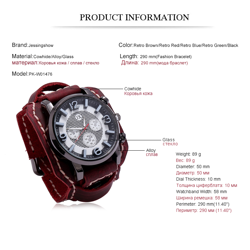 Jam tangan pria Retro baru jam - Leather Watch Band Men ulasan dan harga