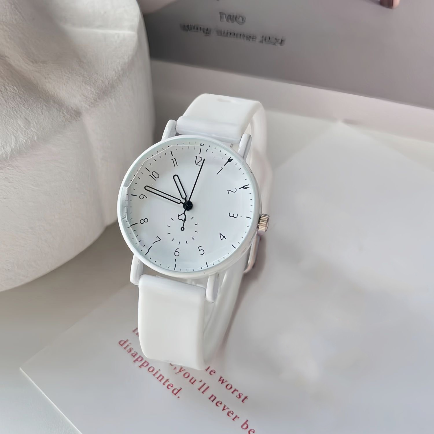 Jam Tangan Kuarsa Wanita Dial  - Silicone Band Women ulasan dan harga