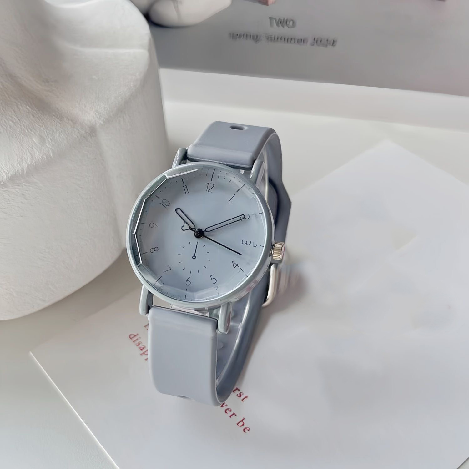 Jam Tangan Kuarsa Wanita Dial  - Silicone Band Women ulasan dan harga