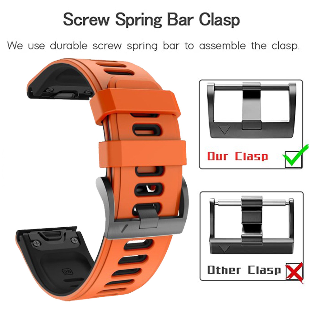 Tali jam tangan pengganti 22mm - Silicone Watch Band 22Mm ulasan dan harga
