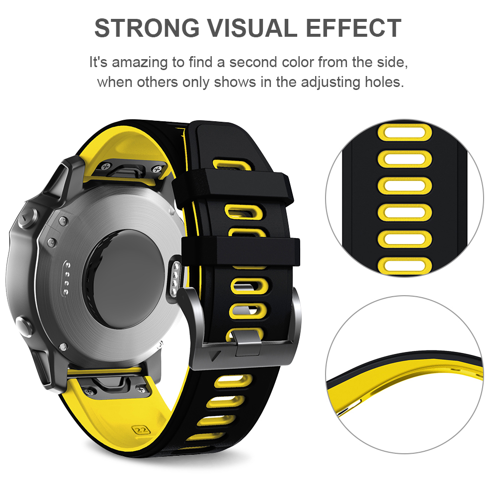 Tali jam tangan pengganti 22mm - Silicone Watch Band 22Mm ulasan dan harga