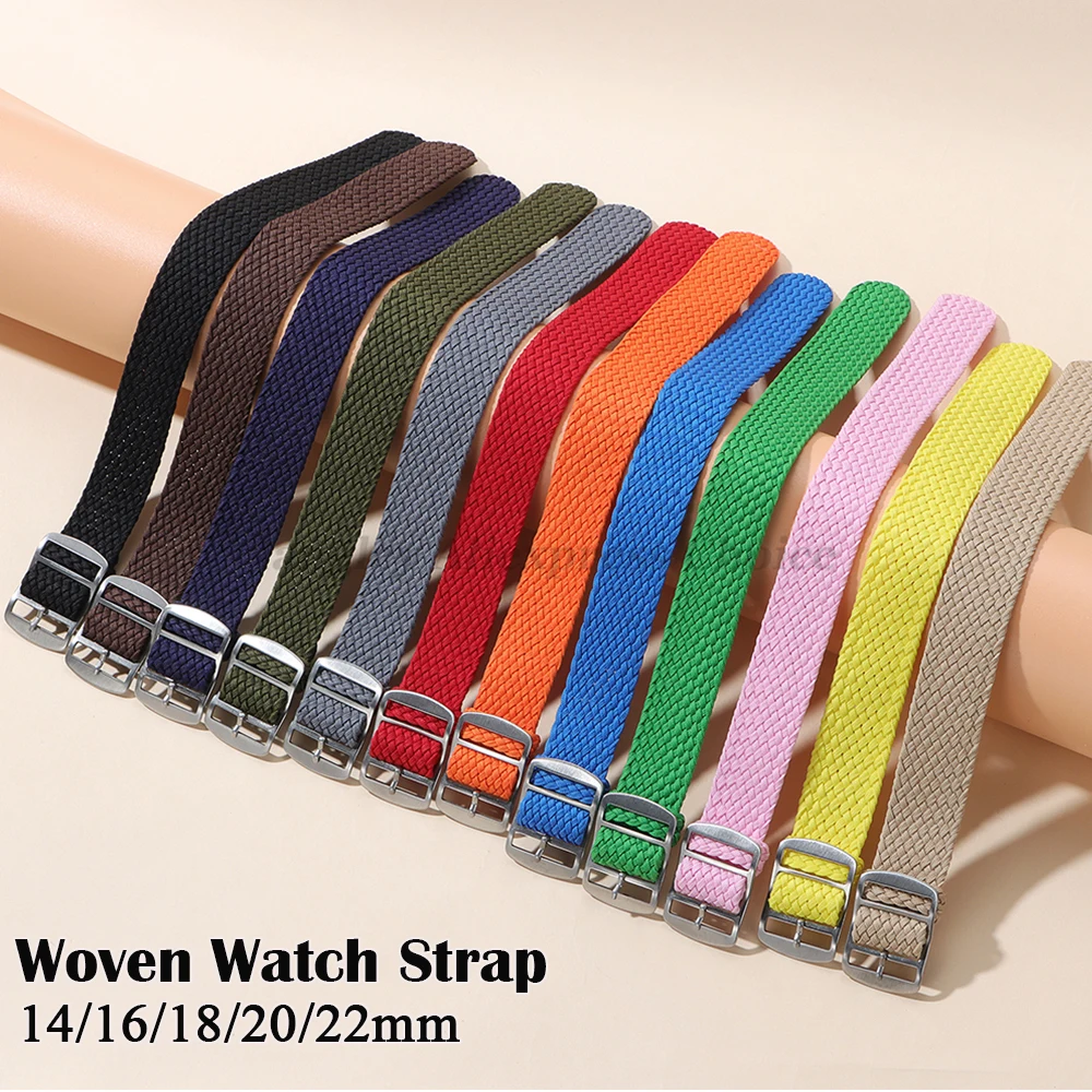 14Mm 16Mm 18Mm 20Mm 22Mm Tali  - Perlon Strap Woven ulasan dan harga