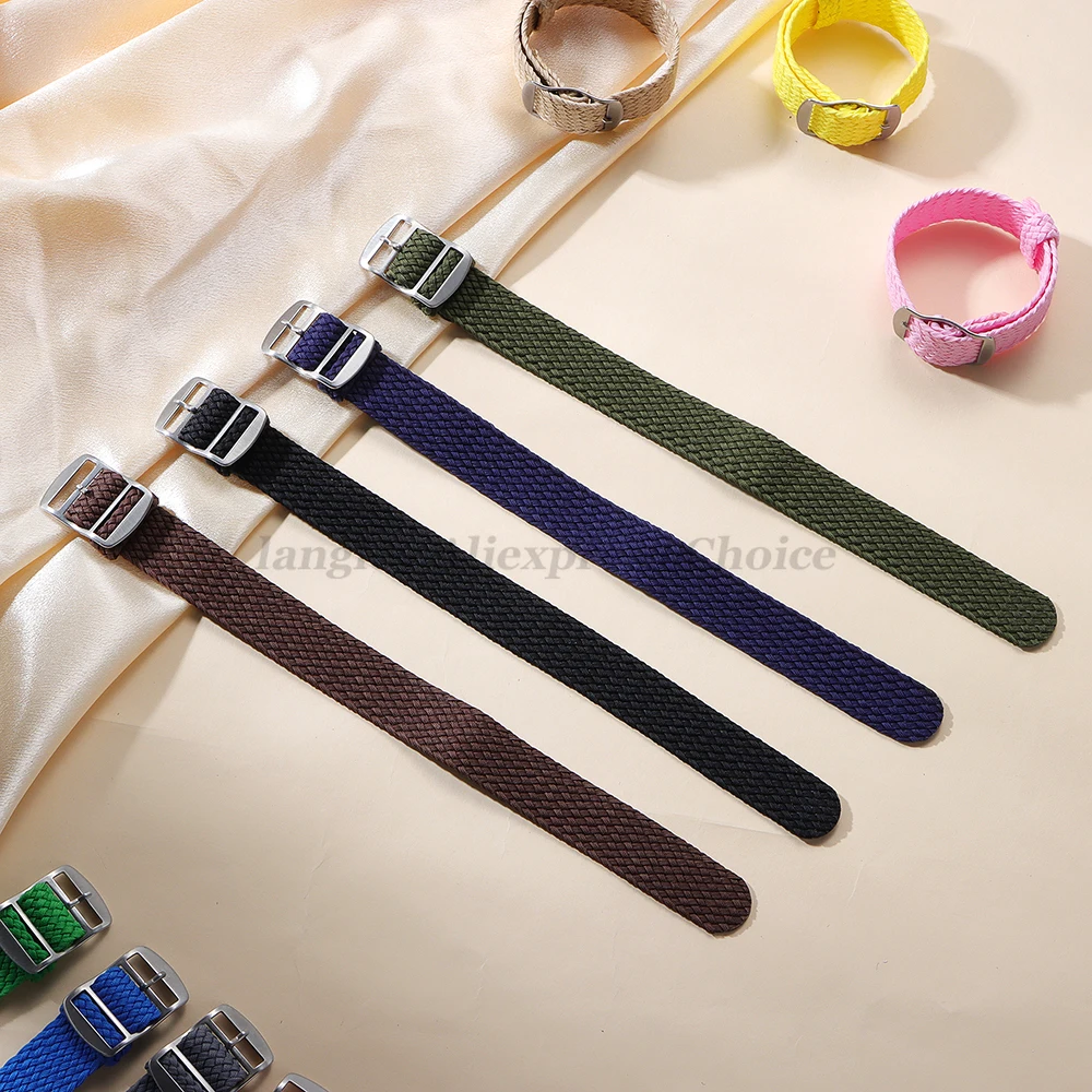 14Mm 16Mm 18Mm 20Mm 22Mm Tali  - Perlon Strap Woven ulasan dan harga