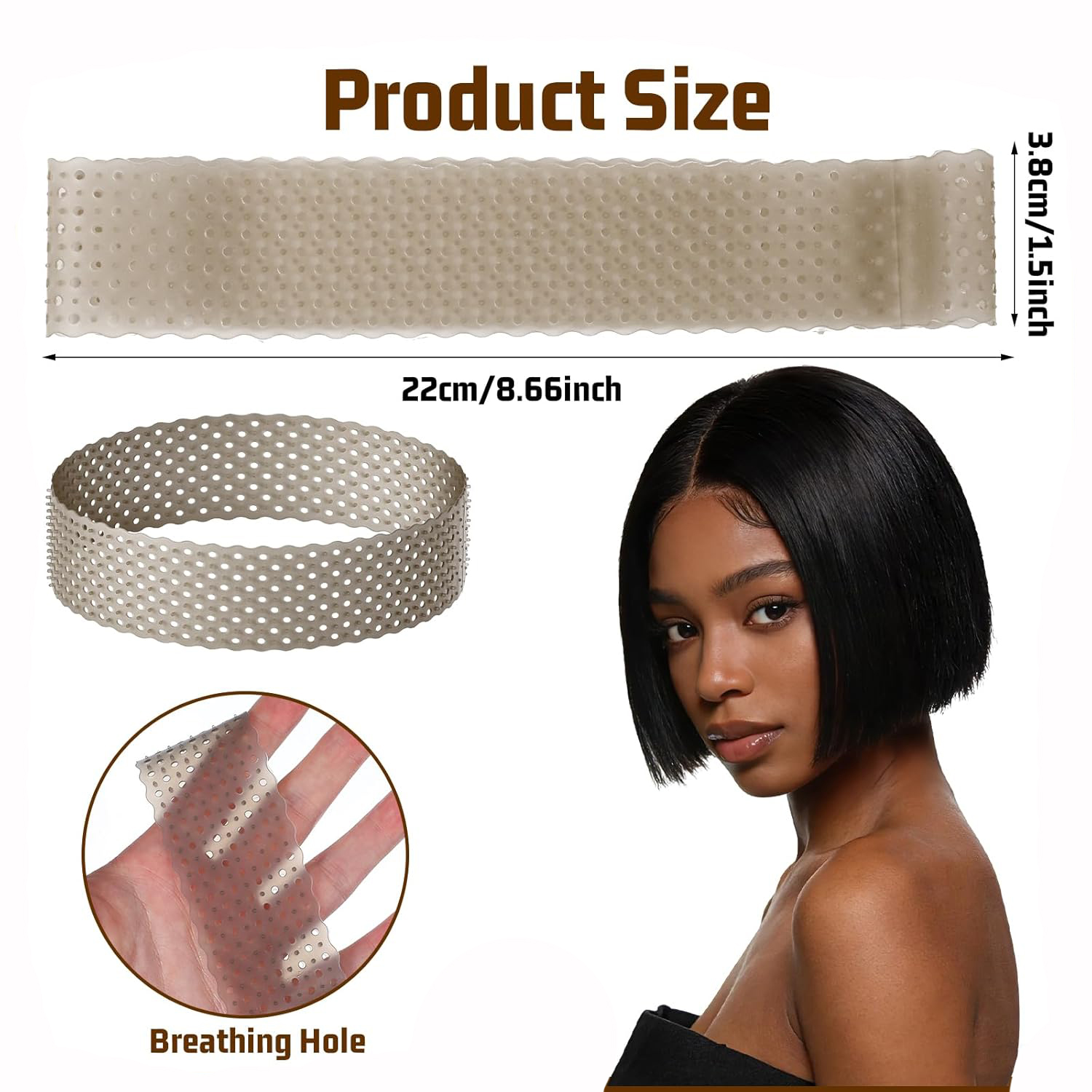 Pita Penahan Wig Silikon Anti- - Silicone Band Women ulasan dan harga