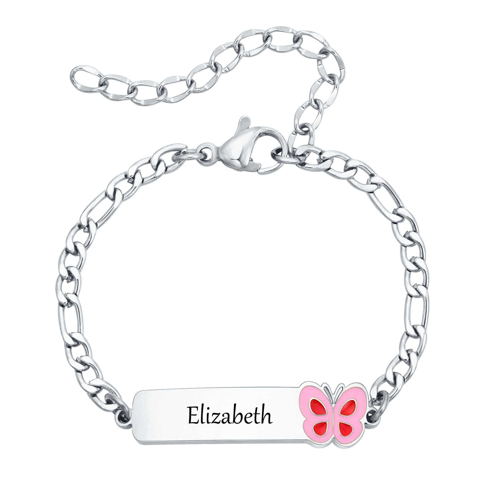 Vnox hadiah baptisan pribadi u - Butterfly Clasp Deployant ulasan dan harga