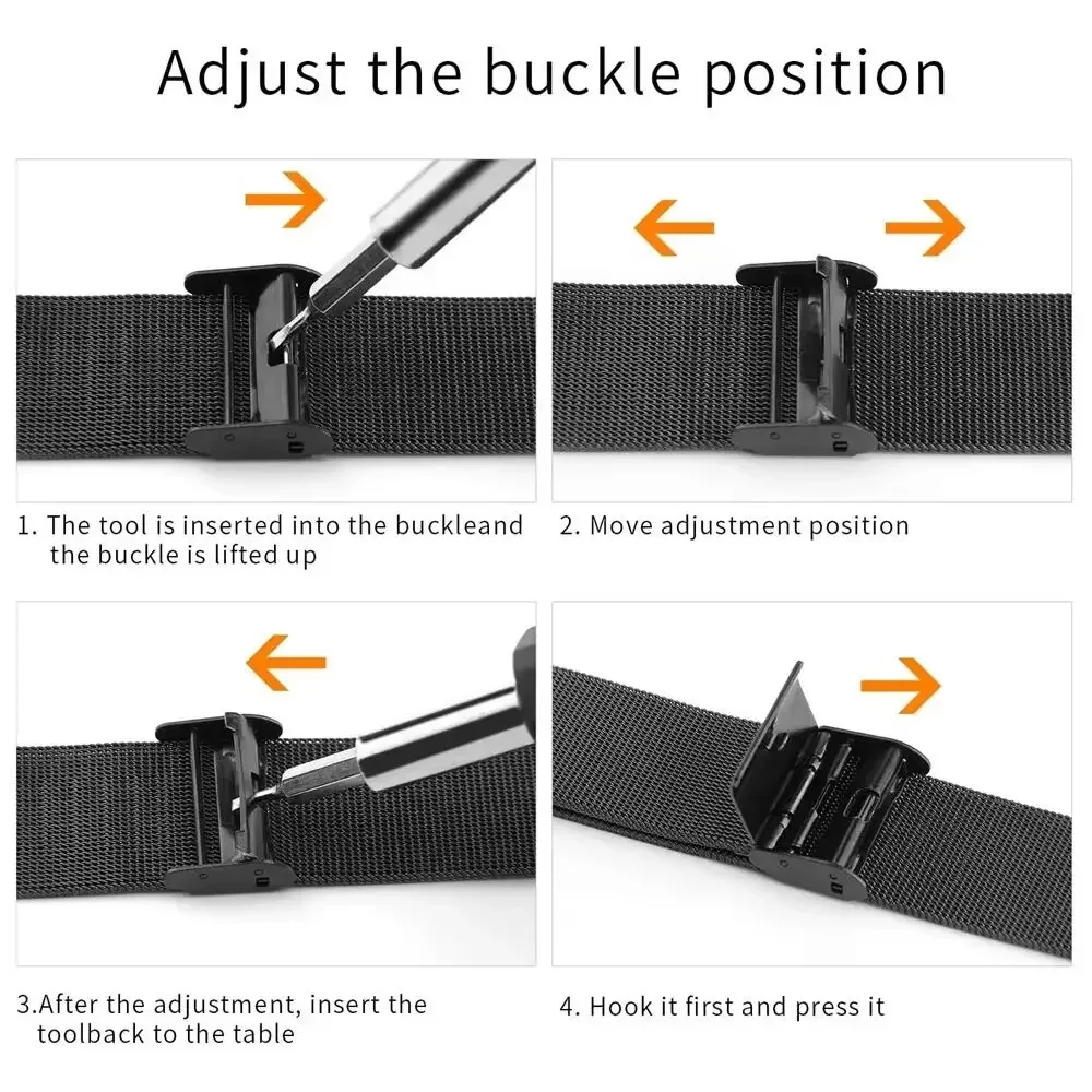 Tali Logam untuk Honor Watch 4 - Mesh Strap Metal ulasan dan harga