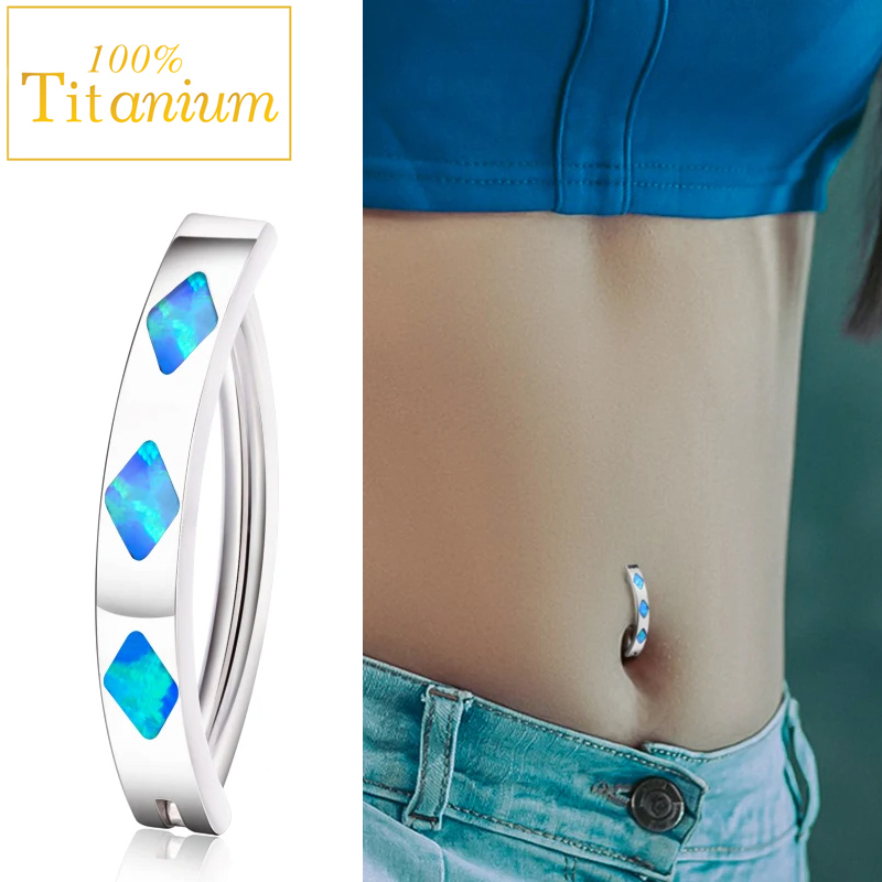 Cincin Pusar Titanium ASTM F13 - Curved Spring Bar ulasan dan harga