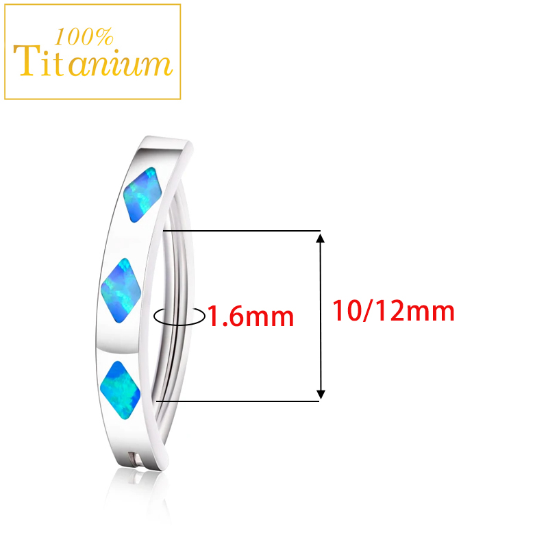 Cincin Pusar Titanium ASTM F13 - Curved Spring Bar ulasan dan harga