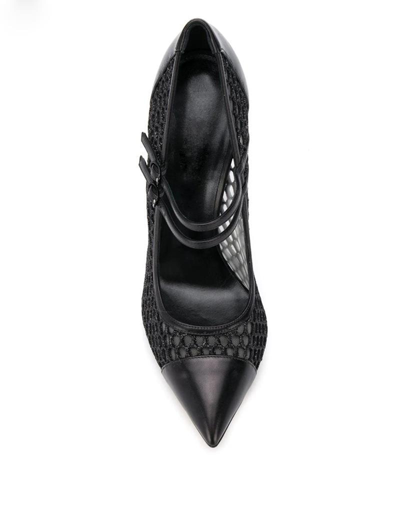 Sepatu Hak Tinggi Wanita Model - Mesh Strap Metal ulasan dan harga