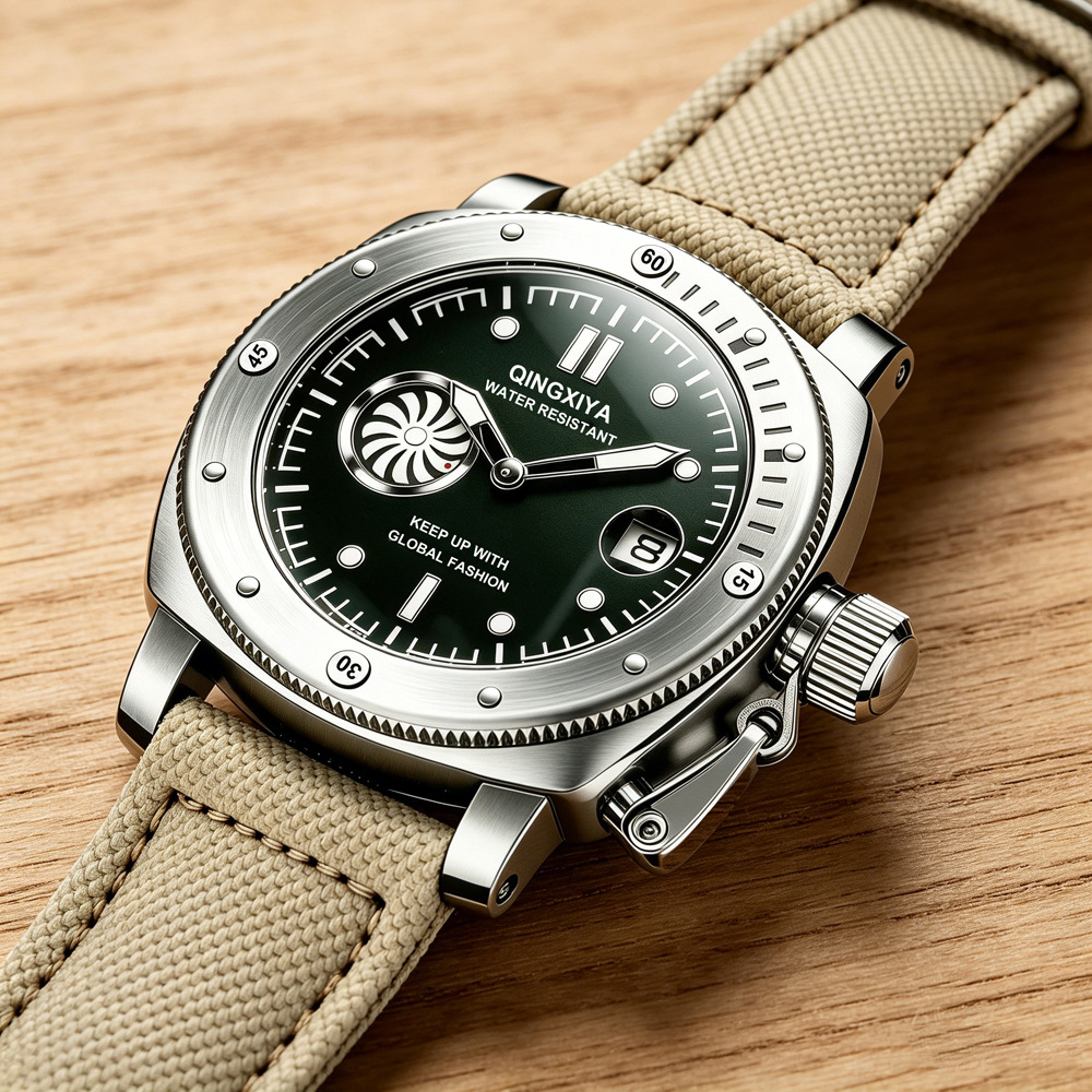 Jam Tangan Pria Keren Kreatif  - Canvas Strap Watch ulasan dan harga