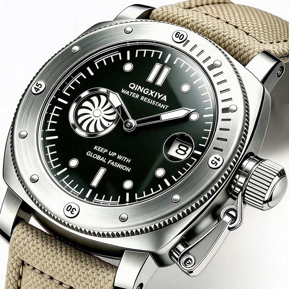 Jam Tangan Pria Keren Kreatif  - Canvas Strap Watch ulasan dan harga