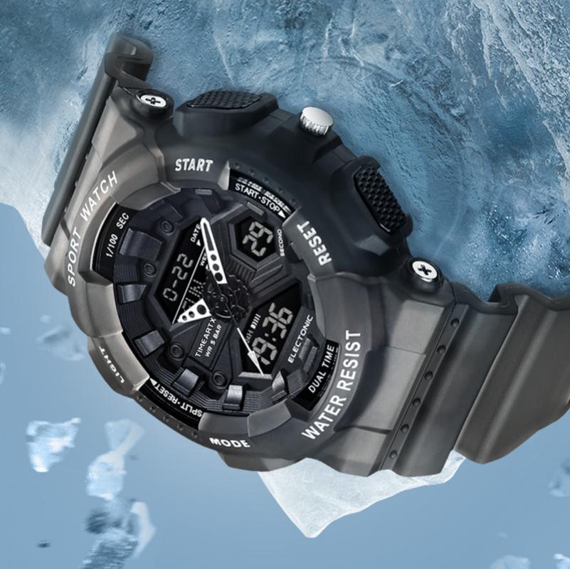 Jam Tangan Pria TIMEARTX Jam T - Rubber Strap Diver ulasan dan harga