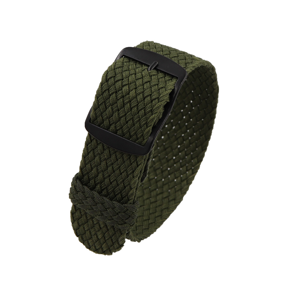 18Mm 20Mm 22Mm Warna Solid unt - Perlon Strap Woven ulasan dan harga