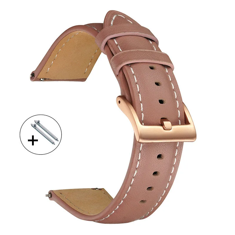 14mm 16mm 18mm 20mm 22mm Tali  - Leather Strap Quick Release ulasan dan harga