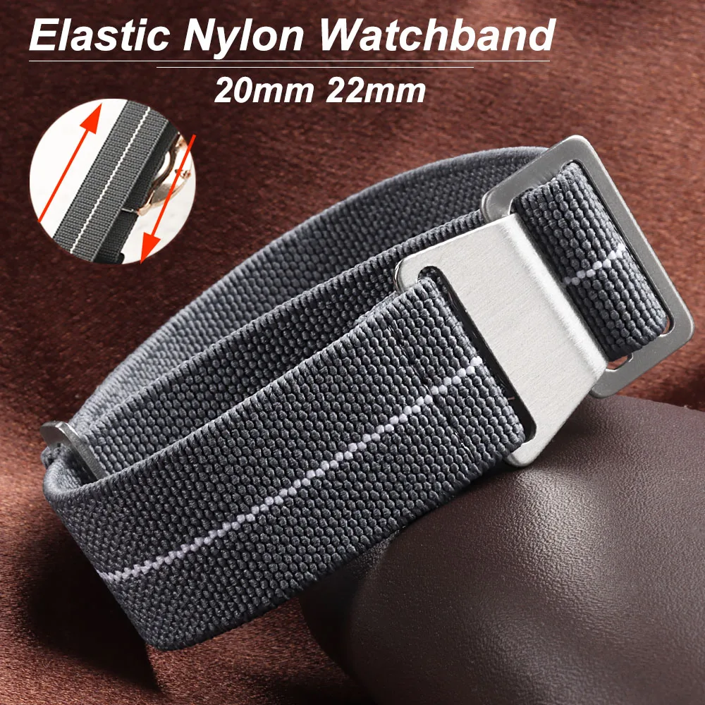 Tali jam tangan nilon elastis  - Parachute Strap Elastic ulasan dan harga