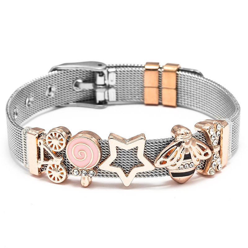 Gelang Jaring Baja Tahan Karat - Mesh Strap Metal ulasan dan harga